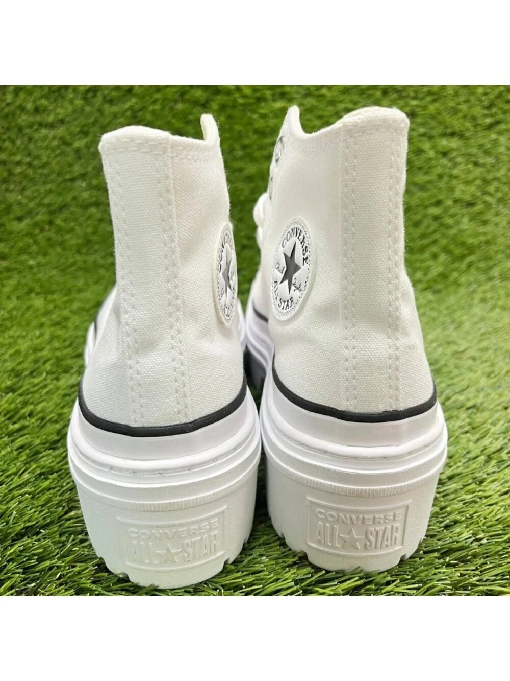 Converse CTAS Lugged Heel Platform Womens Size 5.5 White Athletic Shoes Sneakers